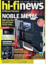 HI-FI NEWS  MBL NOBLE COPLAND NAD CHORD MODWRIGHT MATRIX AUDIO FREEPOST UK