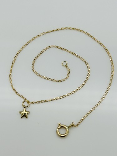 9ct solid yellow gold - yellow, inch