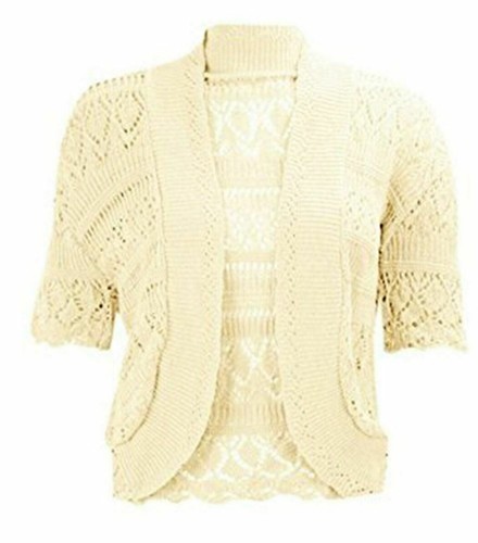 Girls crochet knitted bolero - crochet,