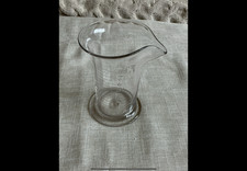Antique, Glass Apothecary/Chemistry Lab Measuring Pitcher/Beaker, 8floz