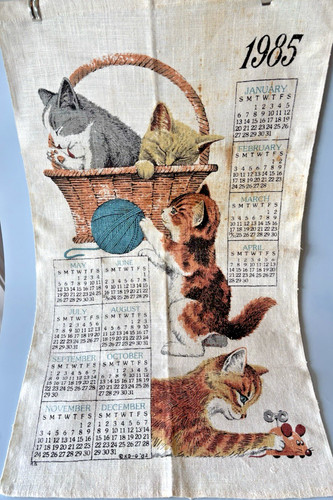 1985 collector calendar - collector, tea