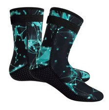 3mm Neoprene Diving Socks  for Surfing Swimming Snorkeling Anti Slip Size M