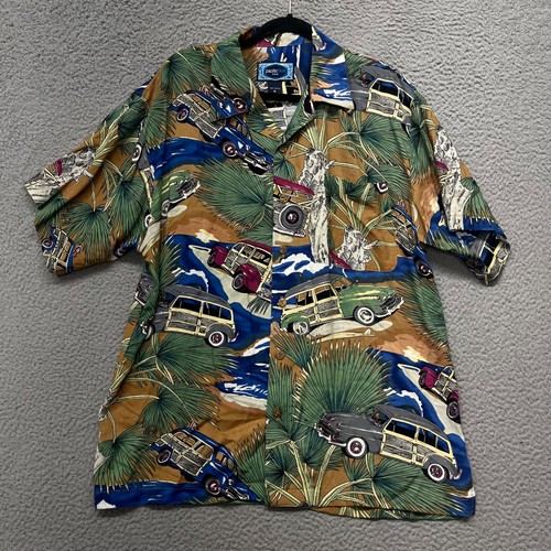 Pacific blue hawaiian shirt - pacific,