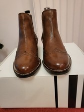 John Lewis Phoebe Brogue Detail Chelsea Boots size 3