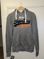 Superdry Vintage Premium Goods Hoodie XS Grey – Made in Turkey