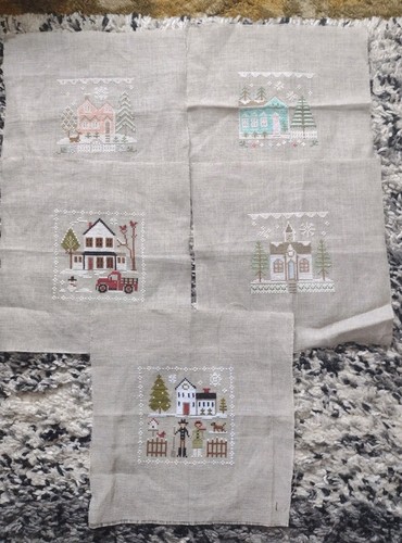 Handmade finished winter house - finished,