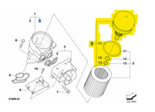 Genuine BMW Oil Filter Housing Cover Cap W/ O-rings 11427508968