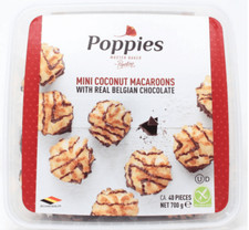 Mini Coconut Macaroons with Real Belgian Chocolate, 700g, Gluten Free, Kosher