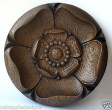 Yorkshire Rose Carving Tudor