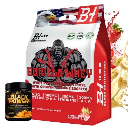 Gorilla whey 5kg banana - gorilla,