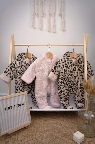 Baby animal print hooded - baby,
