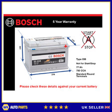 Car Battery S5008 Bosch 096