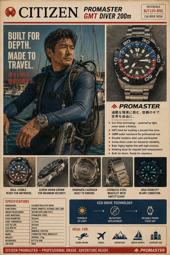 Citizen promaster eco - citizen, eco-drive
