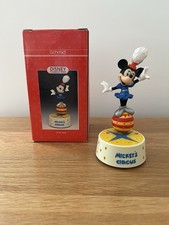 Schmid Disney Characters Music Box. Hand Painted Ballerina Girl Minnie. Working