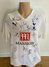 TOTTENHAM Signed SPURS Shirt 2007/08 AUTOGRAPHED By 18 Players 125th Anniversary