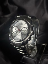Breil Tribe TW0373 men's chronograph watch with a silver dial And bracelet.