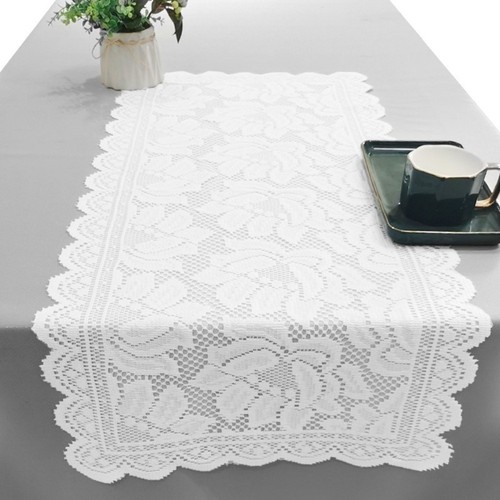 White lace table - lace,