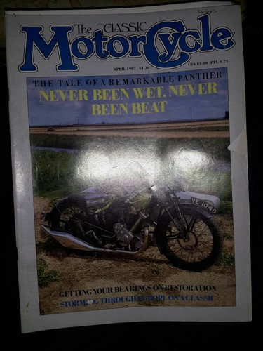 The classic motorcycle - motorcycle, april