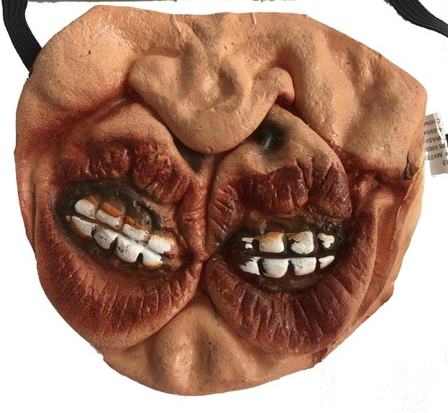 Funny horror gag half mask - funny,