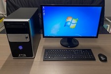 Refurbed P3 Desktop PC Computer with 24" LED HD Monitor i7 16GB Windows 7 Pro