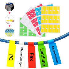 150Pcs/5 Sheets Cable Labels Wire Marking Network Waterproof Laser Sticker T-wl