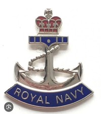 THE ROYAL NAVY BADGE ANCHOR