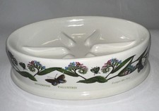 Portmeirion Botanic Garden Oval Soap Dish Butterfly Forget Me Not Made N England
