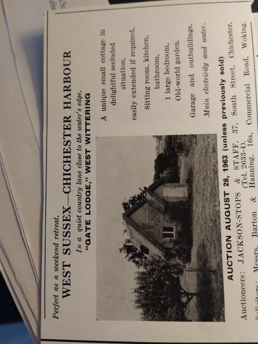 Sk284 ephemera 1963 house - ephemera,