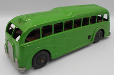 VINTAGE 1950s METTOY CLOCKWORK GREEN COACH UNTESTED (MAYBE REPAINTED) READ