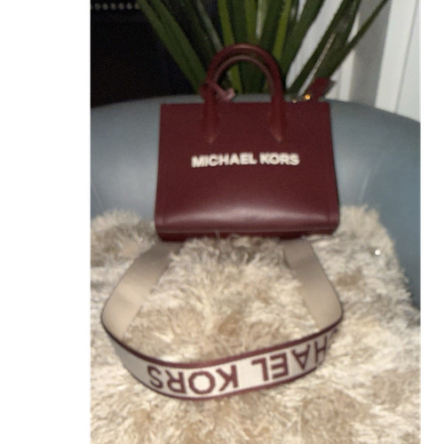Michael kors burgundy satchel - kors,