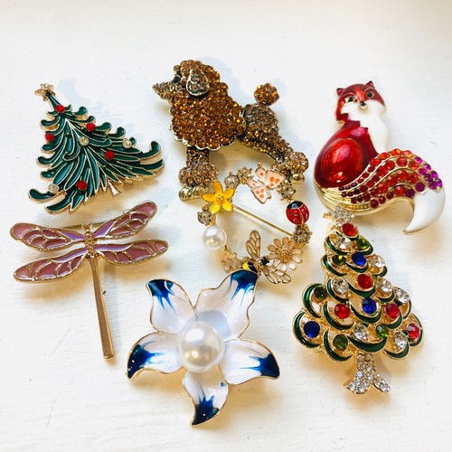 Animal brooch joblot nwt - animal,