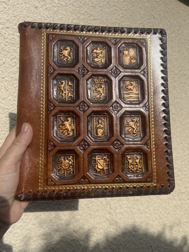 Vintage faux leather case - faux,