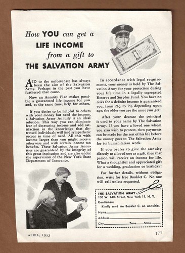 Vintage 1953 salvation army - salvation,