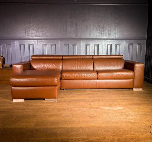 Leather seater corner - leather, 3