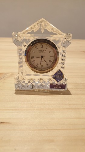 Edinburgh crystal mantel - mantel, clock