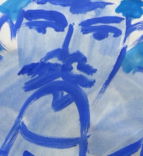Erotic lgbt painting - -, figure