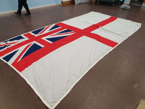 Large white ensign flag - large,