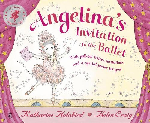 Angelina ballerina invitation - angelina,