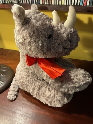 Grey rhino soft - 14”, 🎀