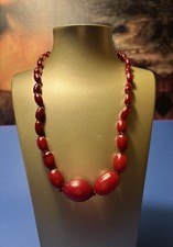 BEAUTIFUL VINTAGE BAKELITE CLASSIC ART DECO NECKLACE 30g.