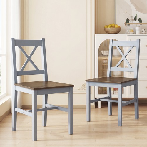 Homcom dining chairs set 2 - dining,