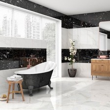 Calacata Black Marble Wall