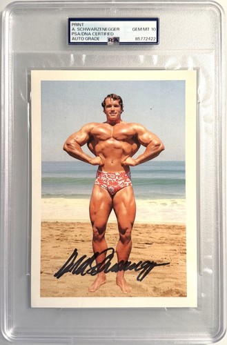 Arnold schwarzenegger psa 10 - -,