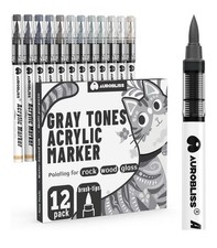 12 PCS Dark & Light Grey