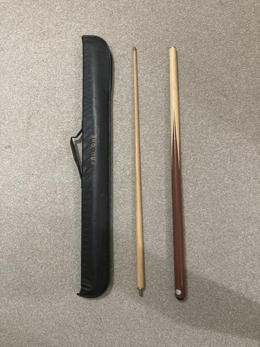 Pro one pool cue with - one,