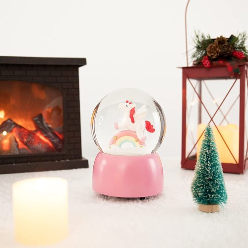 Unicorn snow globe - unicorn,