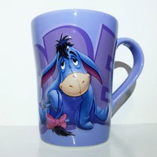 Eeyore Disney 3D Mug Disney Store Original Collectible Tea Cup Purple Large Rare