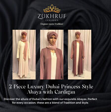 Muslim Women Luxury Abaya Dubai Arabic Style Heavy Work Maxi Dress Farasha Burkh