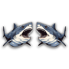 2x Small Great White Shark