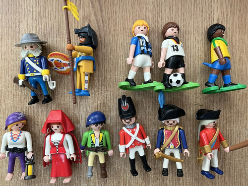 Playmobil figure lot - lot, 10